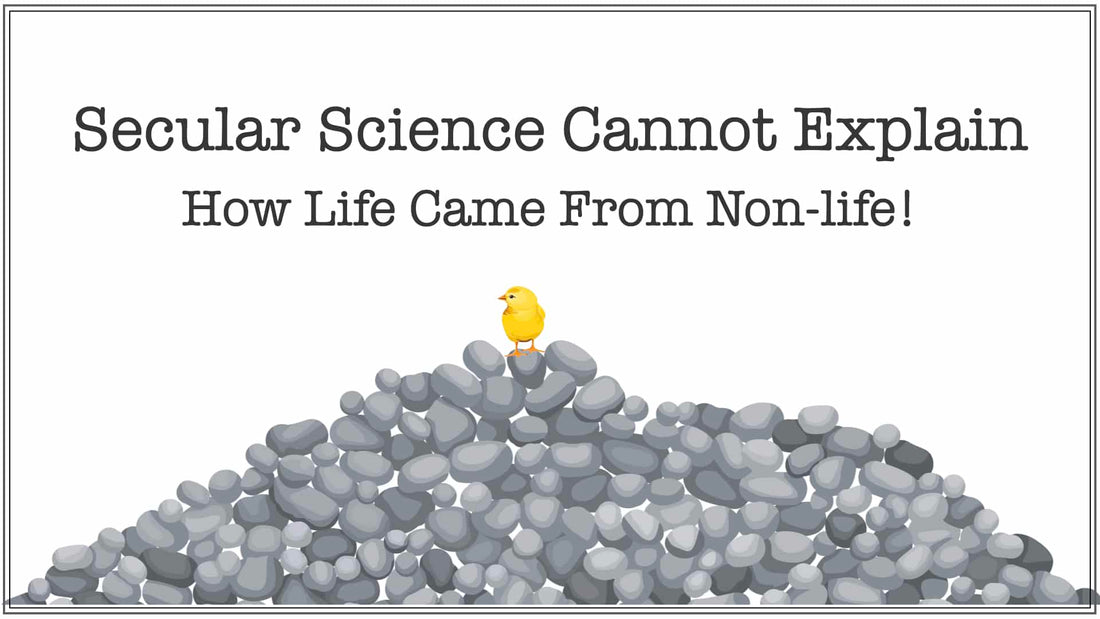 Secular Science Cannot Explain How Life Came From Non-Life