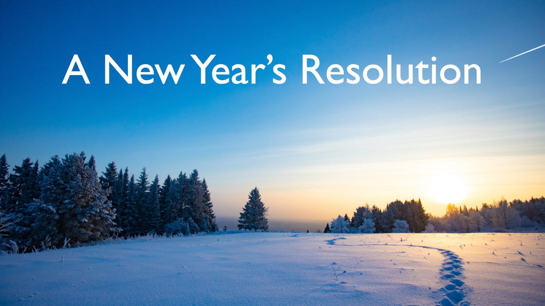 A New Year's Resolution