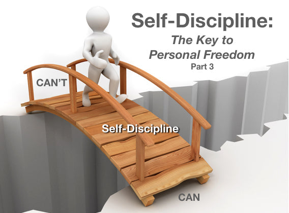 Self-Discipline: the key to personal freedom! Part 3
