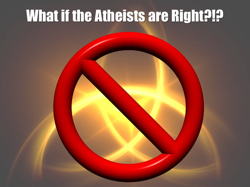 What if the Atheists are Right?!?